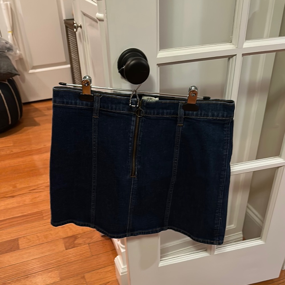 JCrew Classic Denim Mini Skirt